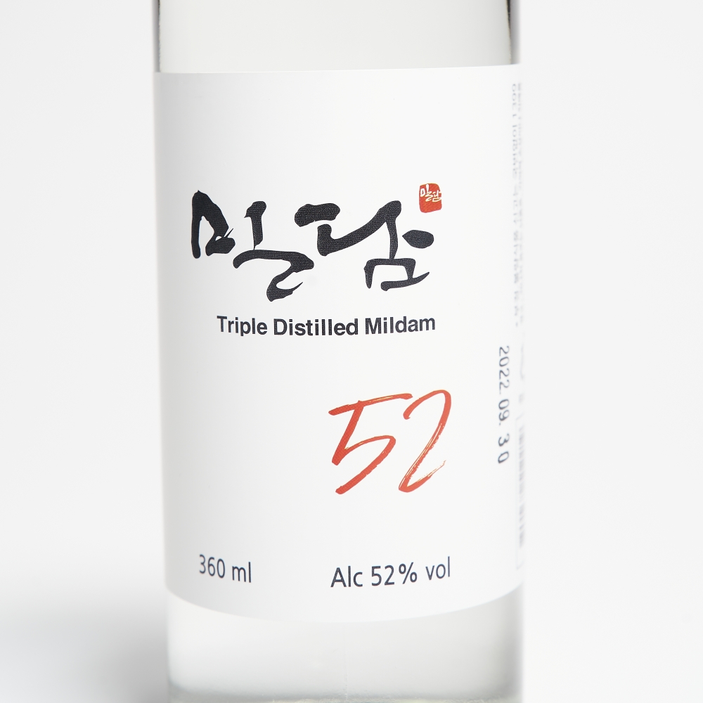 밀담 52도 360ml 술 단수수 럼 증류주 소주 착한농부 예천주(케이스포함) - 상세 이미지 3