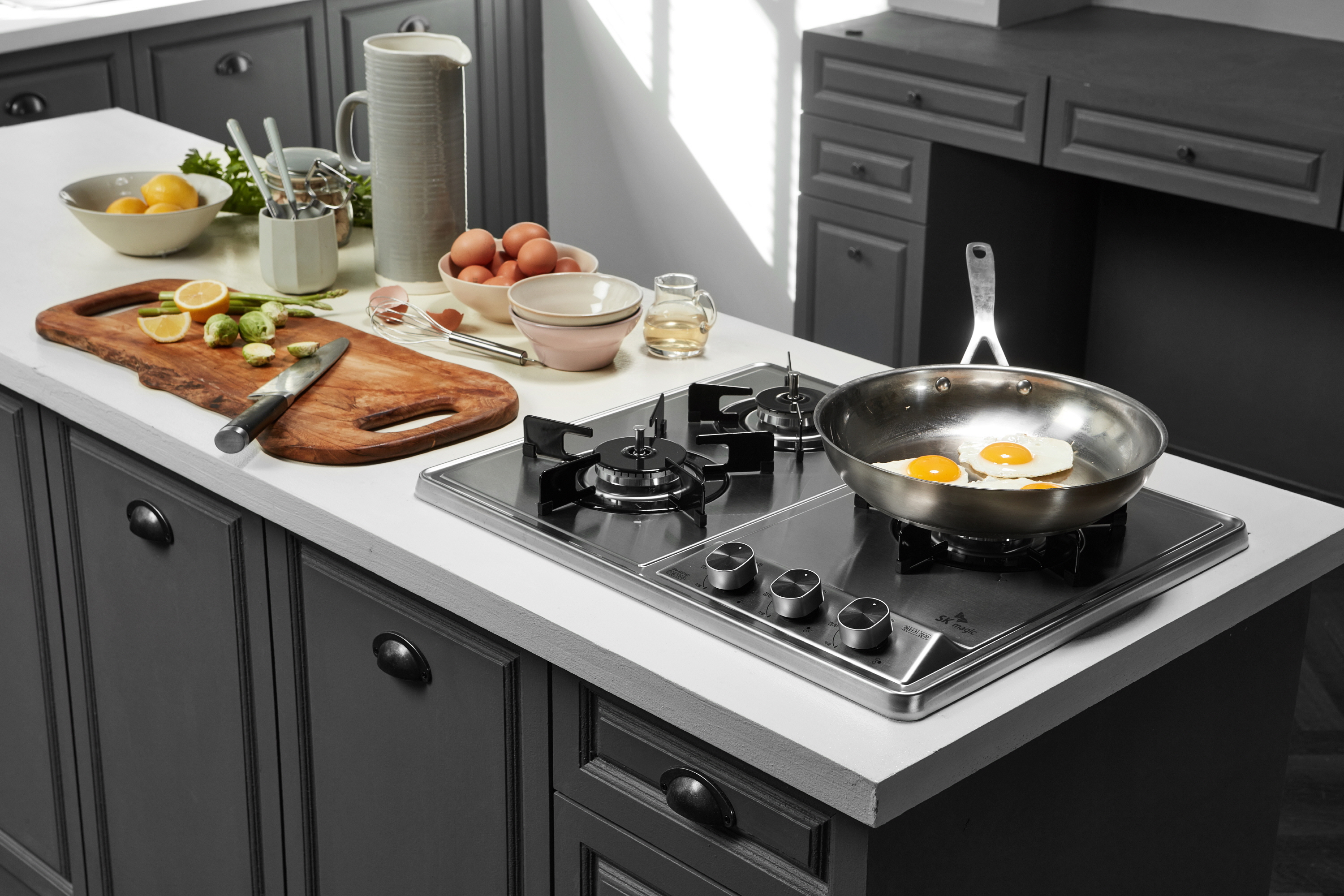 나비엔매직 가스렌지 쿡탑레인지 전지식 560x430-440 GRB4103ND LNG