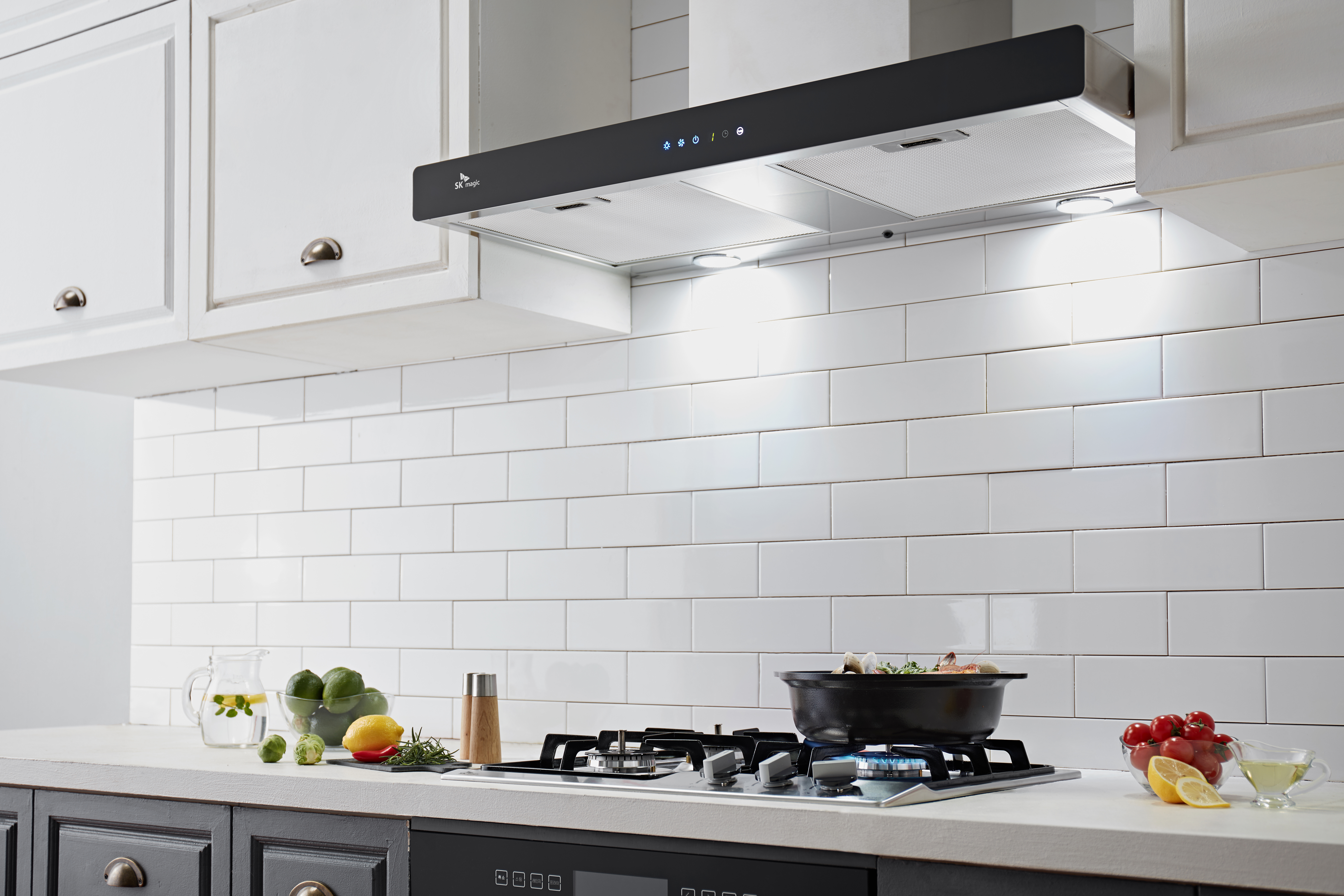 나비엔매직 빌트인 가스 쿡탑 레인지 전지식 560x440 GRB2103PDSS LPG