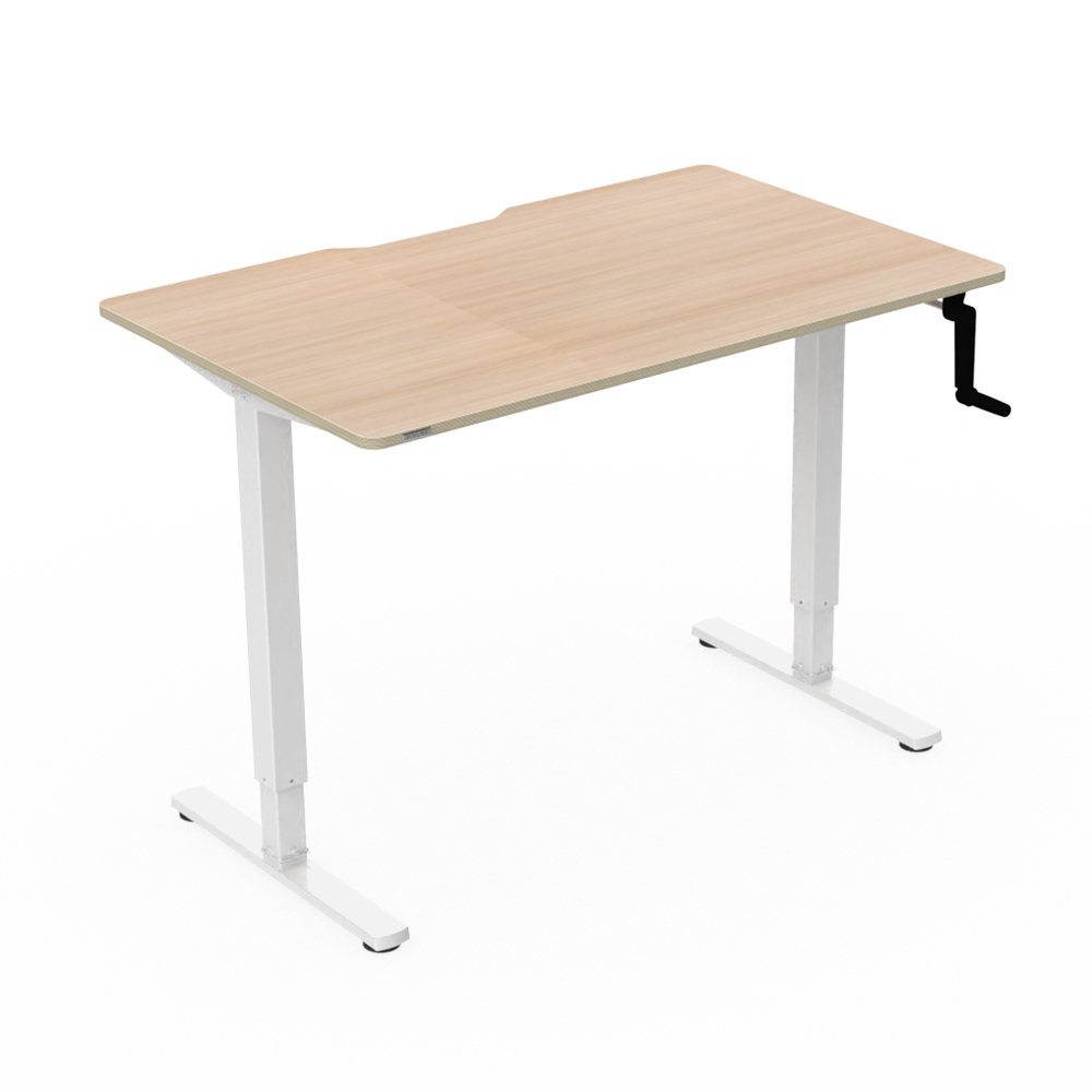 핏쳐 M1 PLUS 수동식 커스터마이징 높이 조절 모션 데스크 책상 상판 25mm 1200