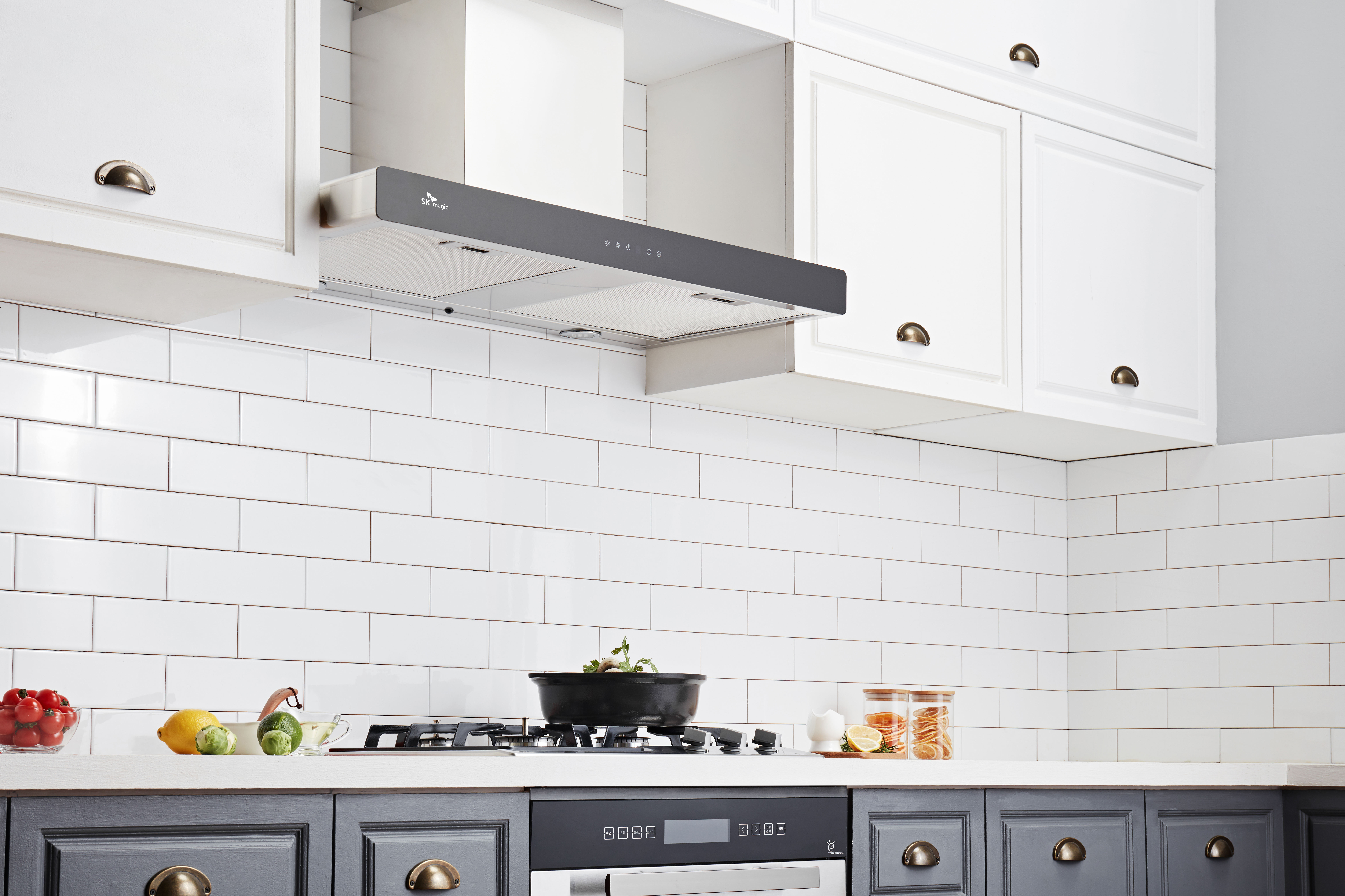 나비엔매직 빌트인 가스 쿡탑 레인지 전기코드식 560x440 GRB2003NASS LNG