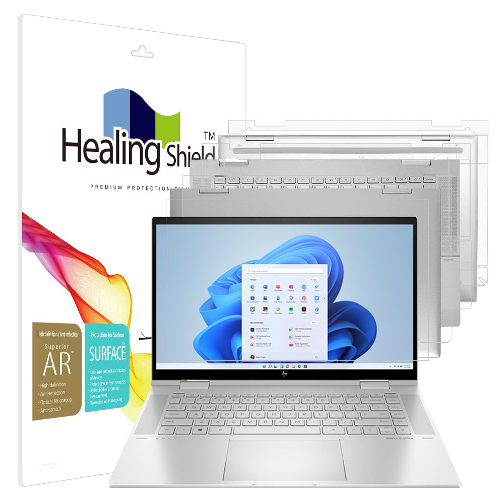 HP 엔비 X360 15-ew 고화질 액정보호필름1매 외부3종 - 상품 이미지