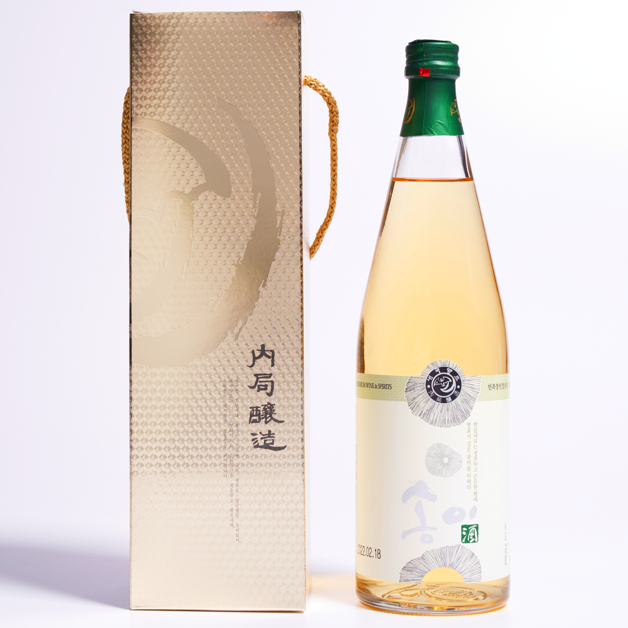 송이주 약주 13도 750ml 내국양조 프리미엄 무첨가(케이스포함) - 메인 이미지