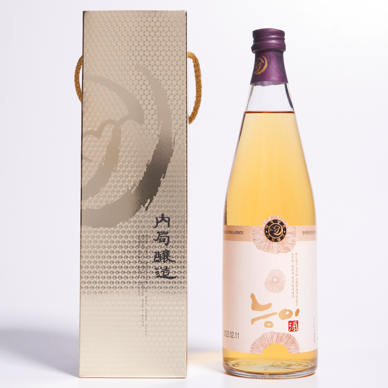 능이주 약주 13도 750ml 내국양조 프리미엄 무첨가(케이스포함) - 메인 이미지