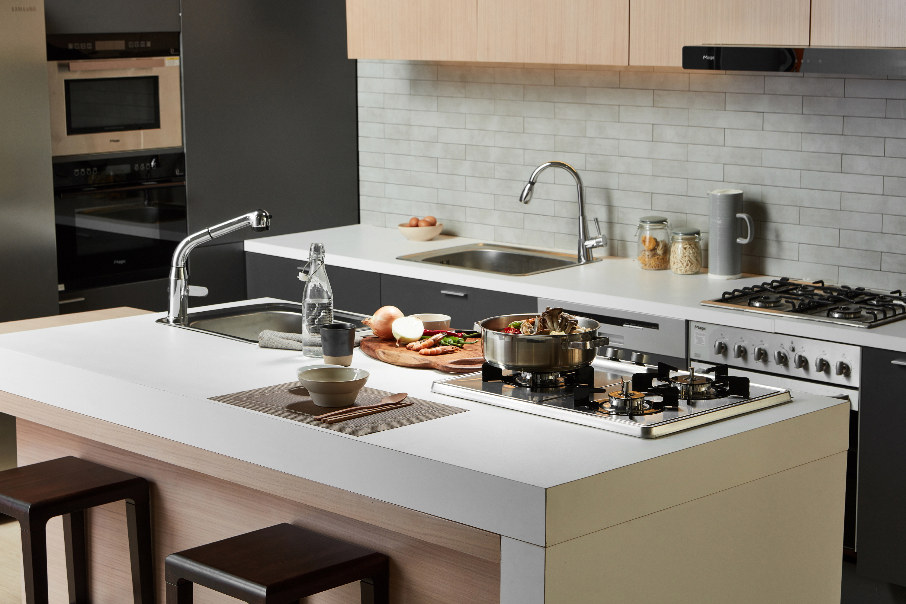 나비엔매직 가스렌지 쿡탑레인지 전지식 560x430-440 GRB4103ND LNG