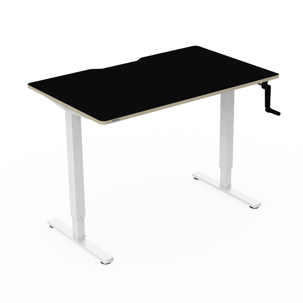 핏쳐 M1 PLUS 수동식 커스터마이징 높이 조절 모션 데스크 책상 상판 25mm 1200