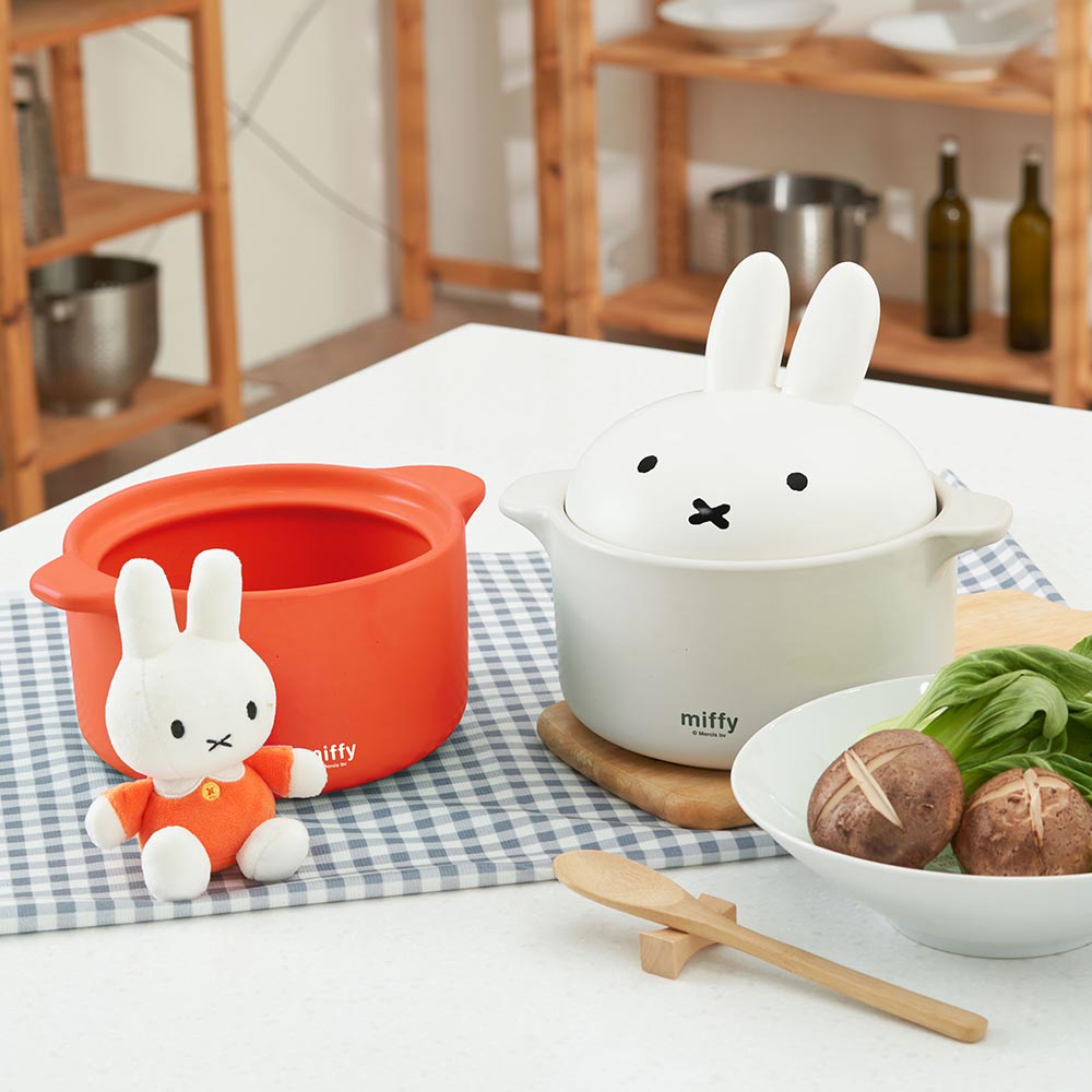 [보프렌즈] 미피 도자기 무균열 내열냄비 뚝배기 (정품 라이센스)