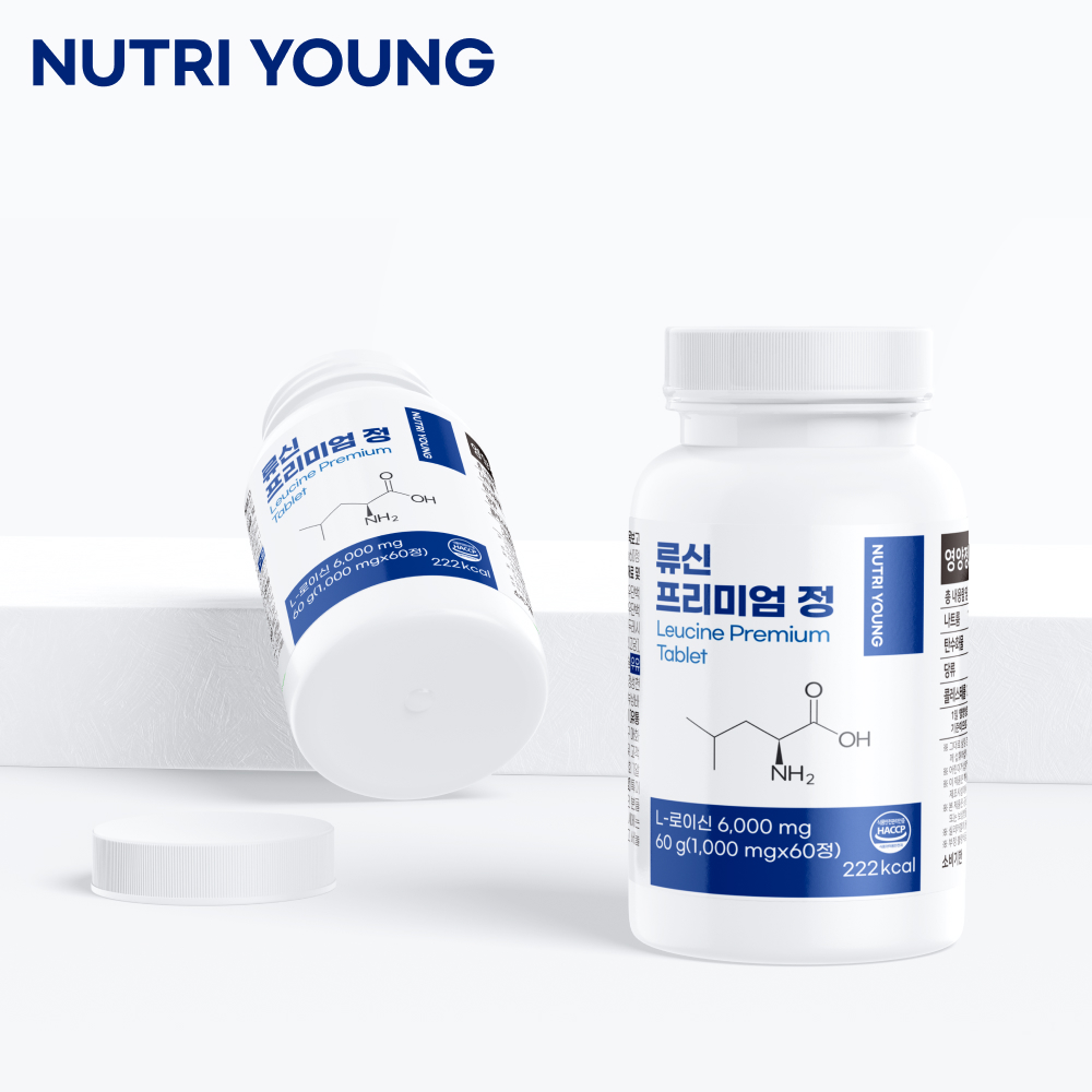 류신 단백질 타블렛 루신 노인 단백질보충제 뉴신 2개월 60캡슐, 7개 - 상세 이미지 2