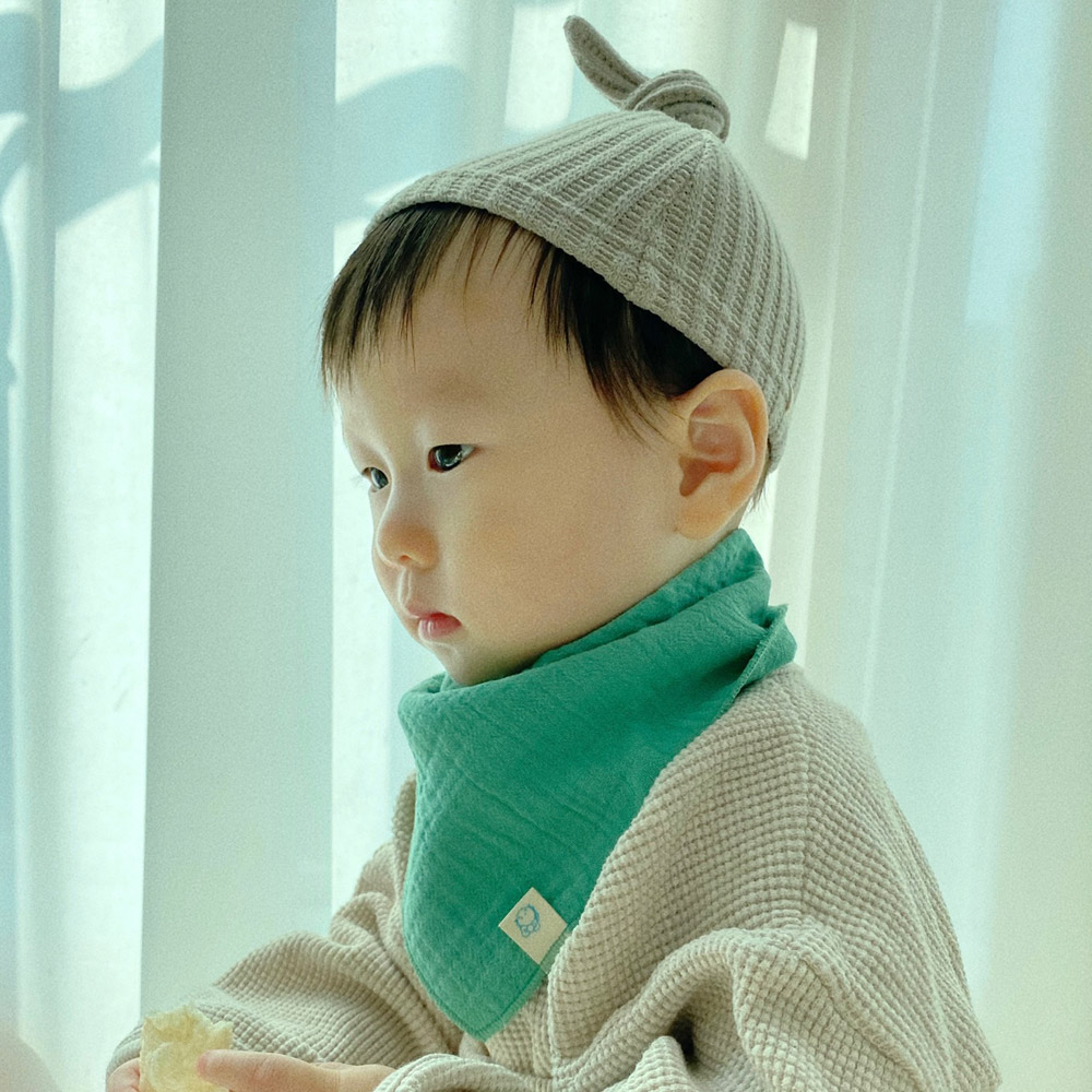 유아동 이중거즈 스카프빕 1+1 사계절 목수건