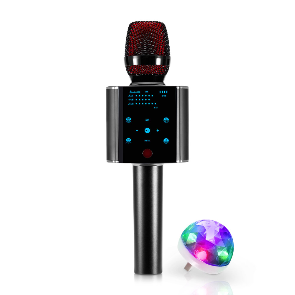 블루투스마이크 노래방마이크 휴대용 차량용 가정용 무선충전