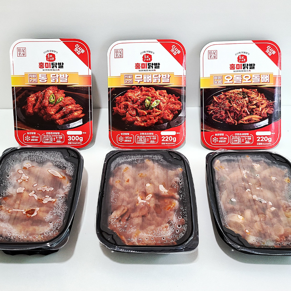 [1+1] 이영자맛집 홍미닭발 무뼈닭발 220g+오돌뼈 220g - 상세 이미지 5
