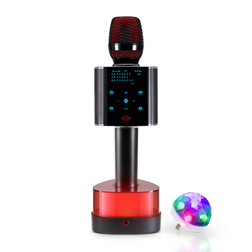 미라클엠 블루투스마이크 고출력 노래방마이크 무선충전 M500