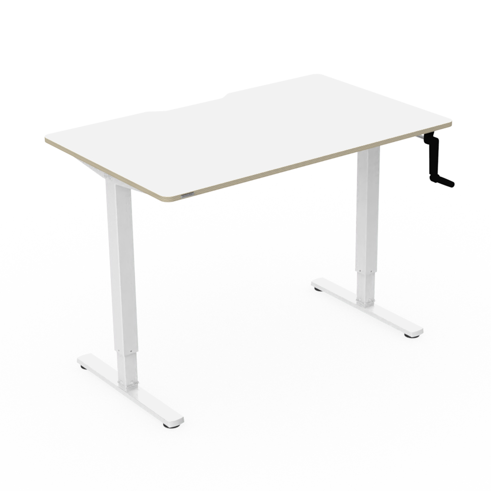 핏쳐 M1 PLUS 수동식 커스터마이징 높이 조절 모션 데스크 책상 상판 25mm 1200