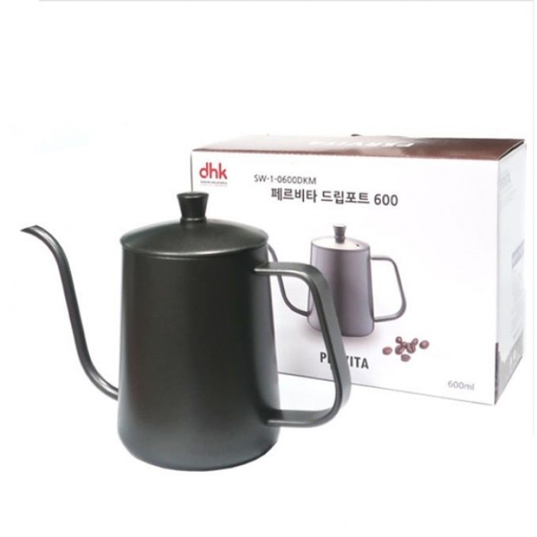 페르비타 주전자 커피 핸드 드립 포트 물주전자 600ml - 상품 이미지