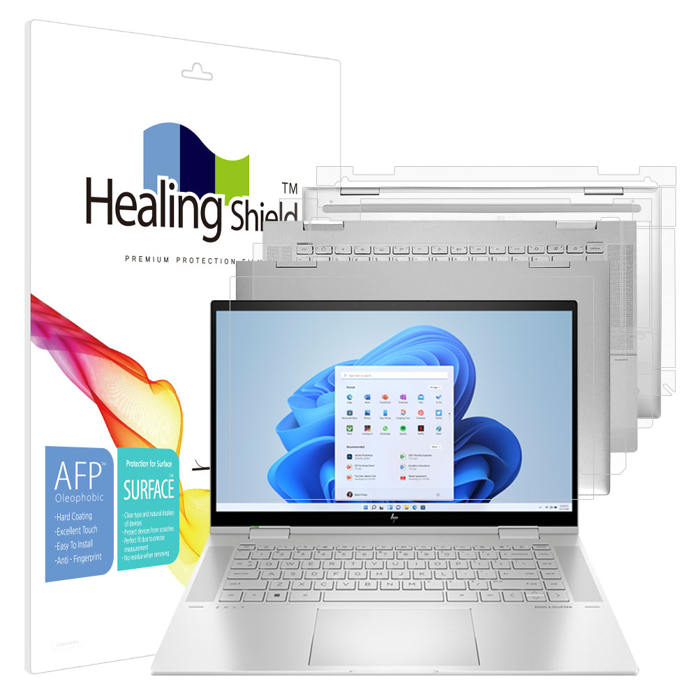 HP 엔비 X360 15-ew 올레포빅 액정보호필름1매 외부3종 - 상품 이미지
