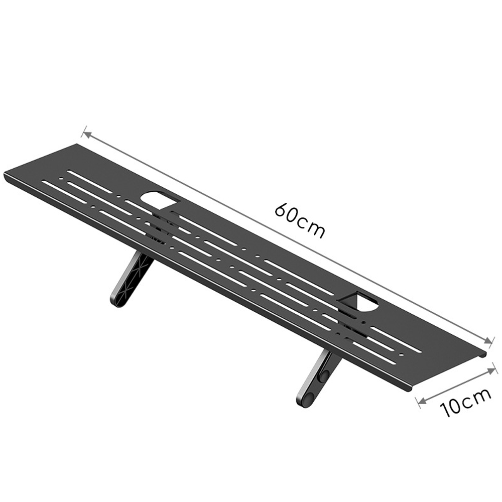 벽걸이 TV 위 선반 사운드바 브라켓 거치대 브라켓 선정리 세톱박스 받침대 60cm - 상세 이미지 3