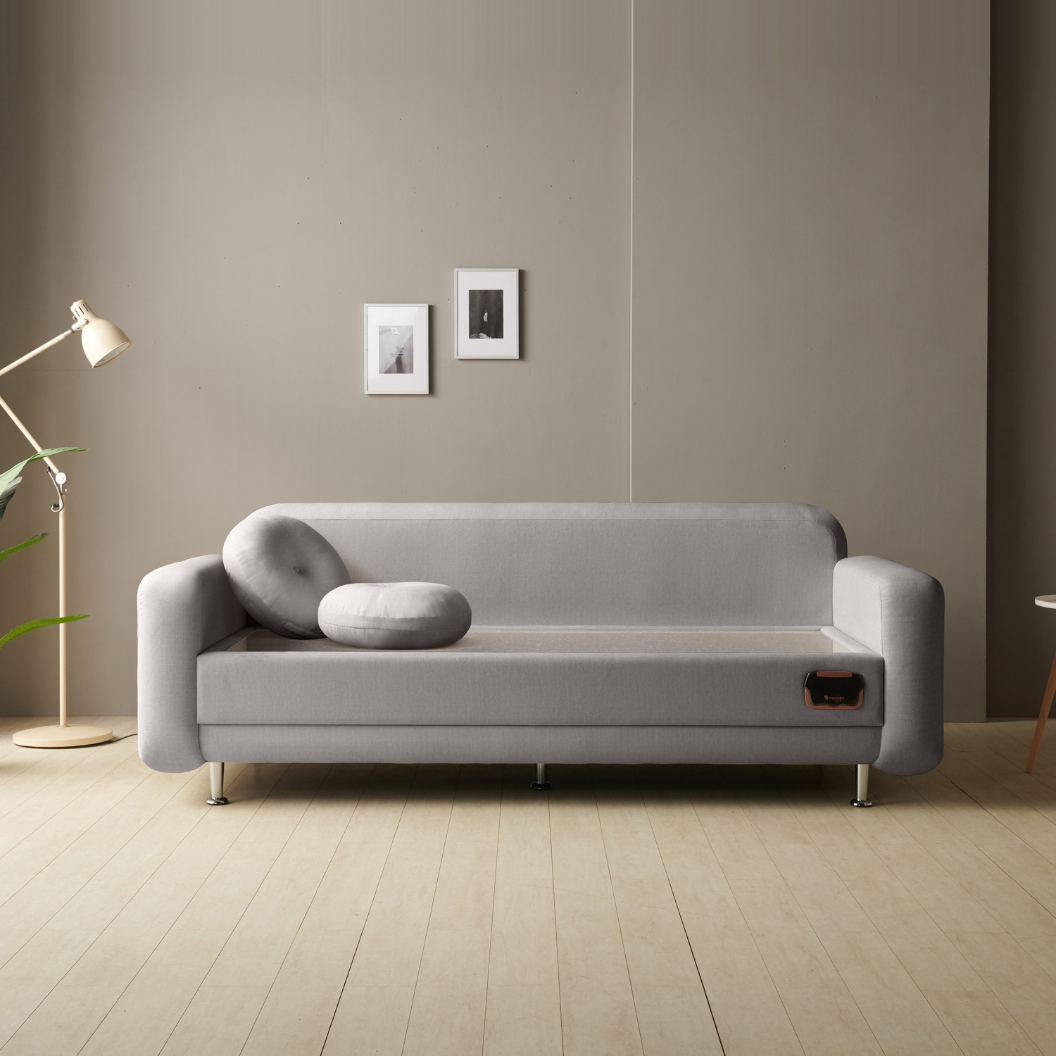 가보건강침대 F포그니SE 이태리산 블루펄 돌침대 3인용 패브릭 소파