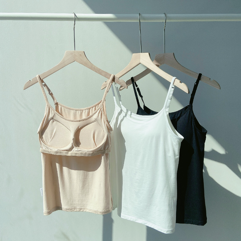 패드 일체형 모달브라탑 끈형 빅사이즈까지 제품 이미지