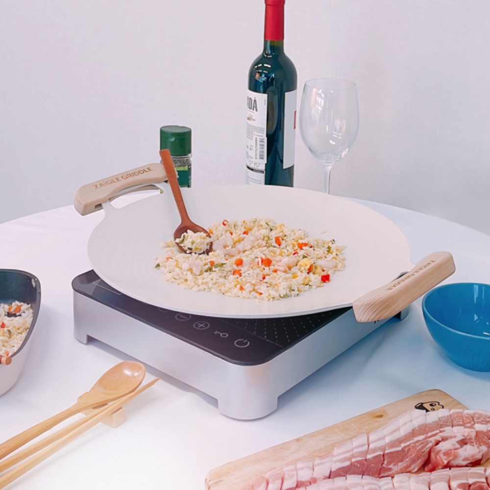 자이글 그리들 국산 인덕션겸용 캠핑그리들 고기불판 코팅 구이 팬 캠핑용품