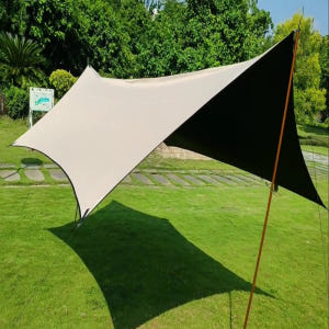 (국내) 아릭시 블랙코팅 타프 암막 양면 캠핑 그늘막 실타프 렉타 대형 ... 운동러 솔직 후기 | 실사용 리뷰 - 상품 이미지 2