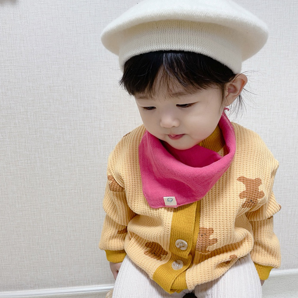 유아동 이중거즈 스카프빕 1+1 사계절 목수건