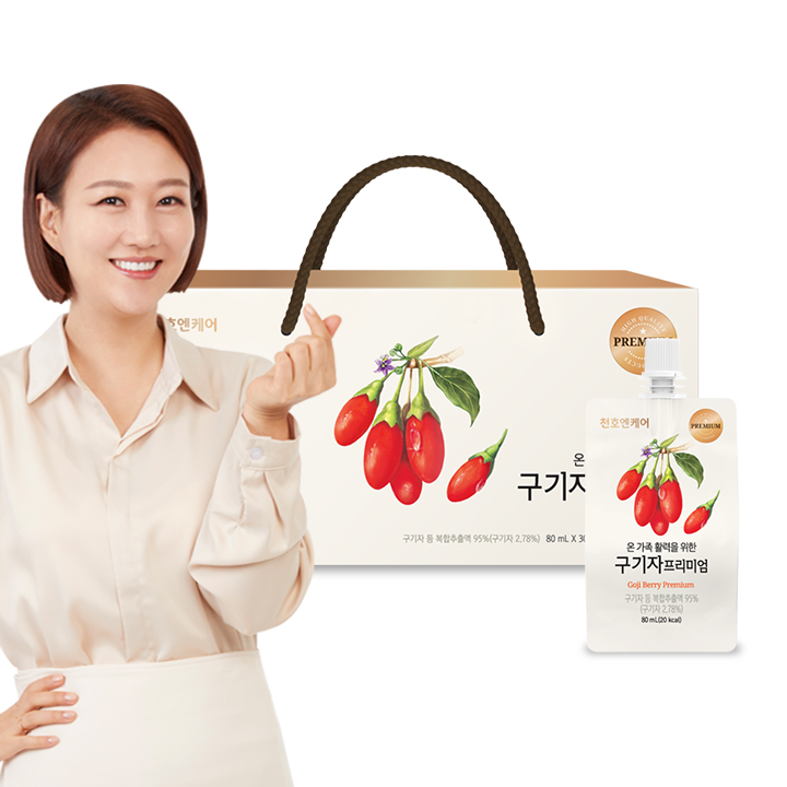 천호엔케어 100% 국산 구기자차 구기자 프리미엄 80ml X 30개입 - 상세 이미지 2