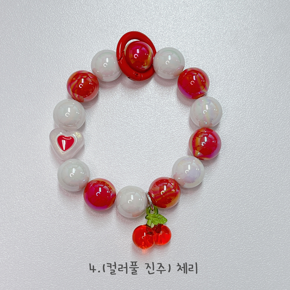 진주 키링 핑거스트랩 아이폰 폰스트랩 이미지 6