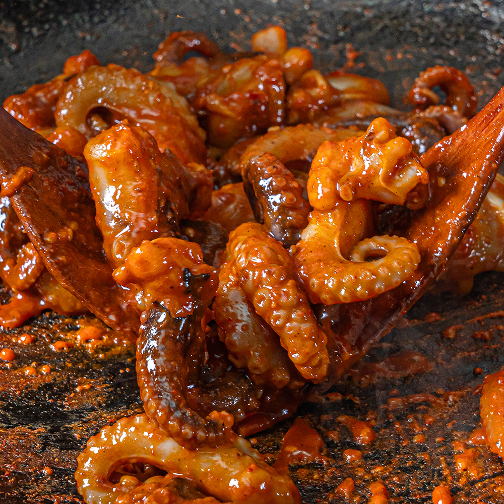 캠핑음식 맛있게 매운 쭈꾸미 볶음 450g - 상세 이미지 4