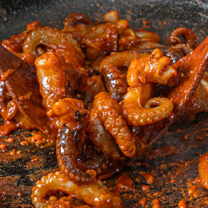 캠핑음식 맛있게 매운 쭈꾸미 볶음 450g 맛있게 먹은 솔직 후기 - 상품 이미지 4