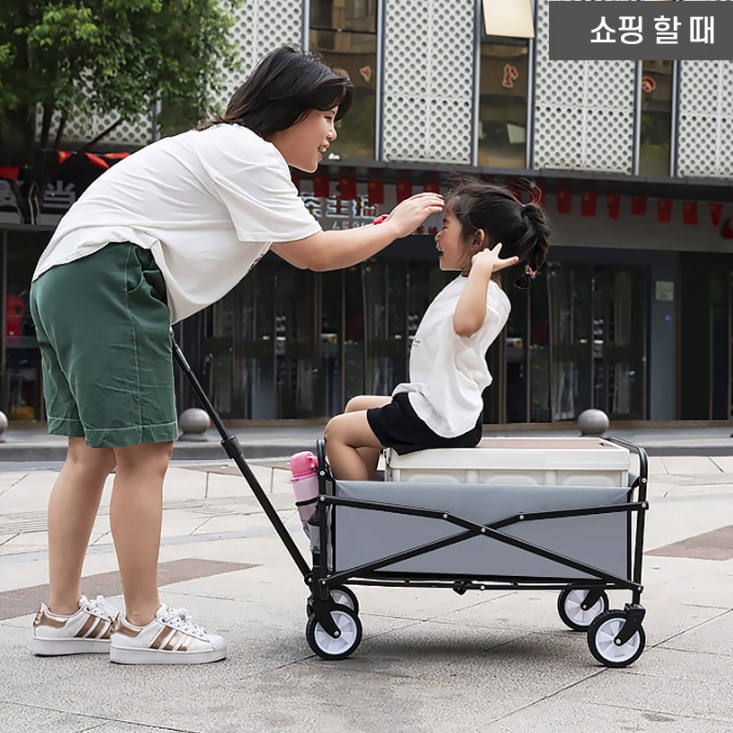 캠핑 웨건 카트 코스트코 1인용 접이식 캐리어 수레 캠핑용 폴딩