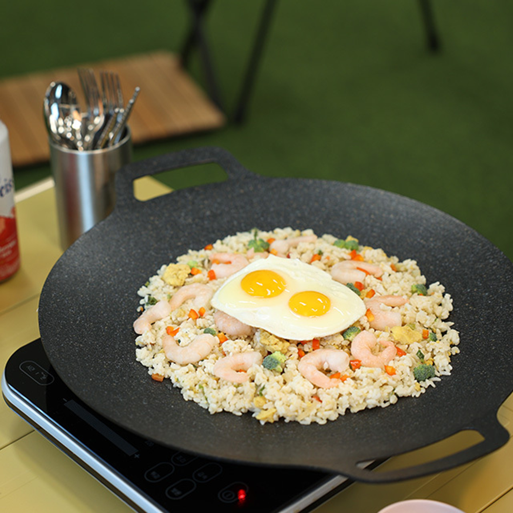 스노우라인 인덕션 그리들 40cm 솥뚜껑 불판