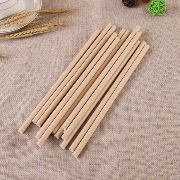 친환경 종이빨대 화이트 스트로우 7mm 21cm 1봉 200개 개별포장 - 상세 이미지 2