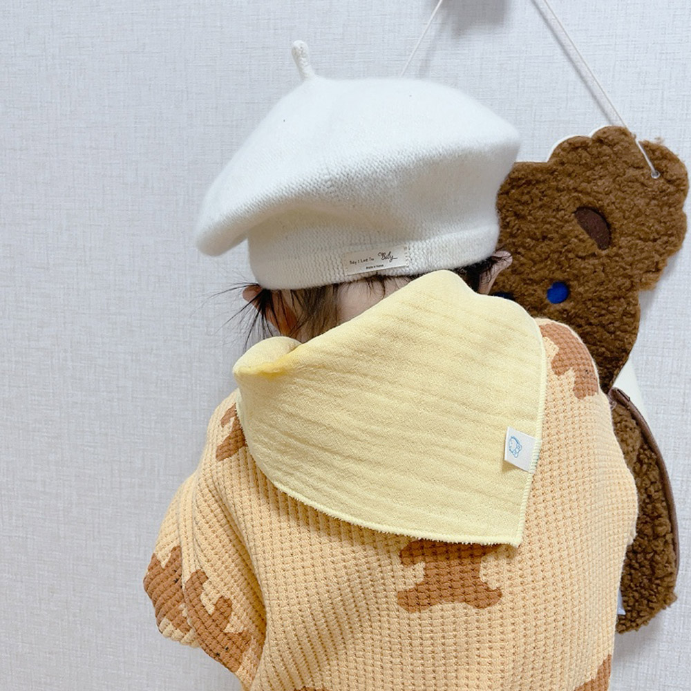 유아동 이중거즈 스카프빕 1+1 사계절 목수건