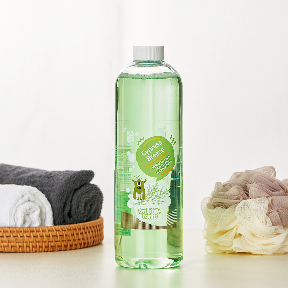 숲바른 버블바스 편백브리즈 1000ml 아기 유아 거품 목욕 입욕제 제품 이미지