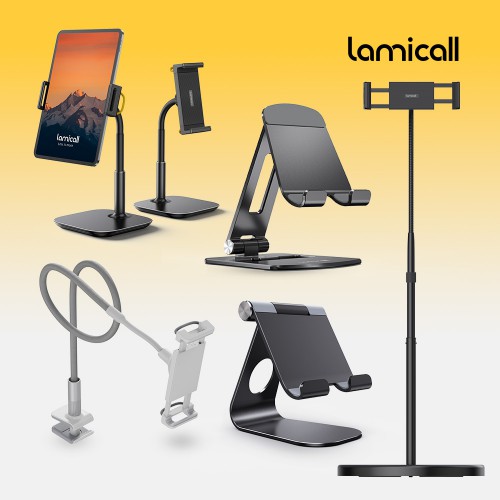 라미콜 구스넥 자바라 누워서 핸드폰 휴대폰 태블릿 거치대 S 스탠드 받침대 모음전