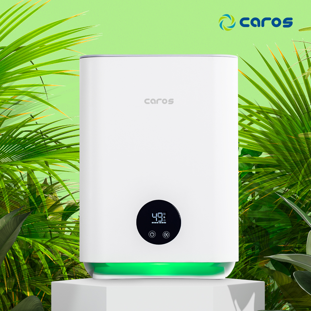 캐로스 자연 기화식 가습기 대용량 통세척 사무실 공기청정 세척편한 아이방 무드등 UV살균