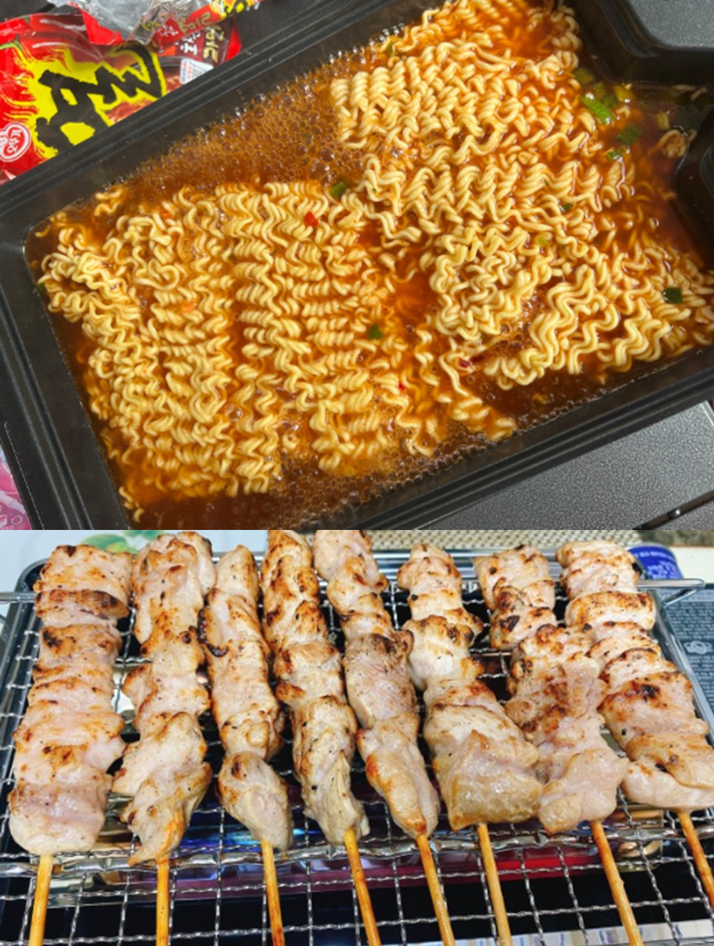 코베아 구이바다 L 민트+가방+전골팬 그릴 풀세트 버너 캠핑용