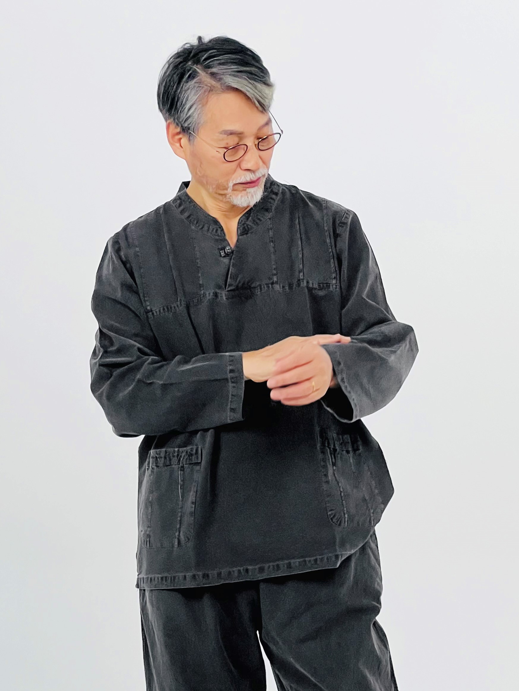 목단추 남자 생활한복 남성 개량 한복 봄 가을 한벌 이미지 7