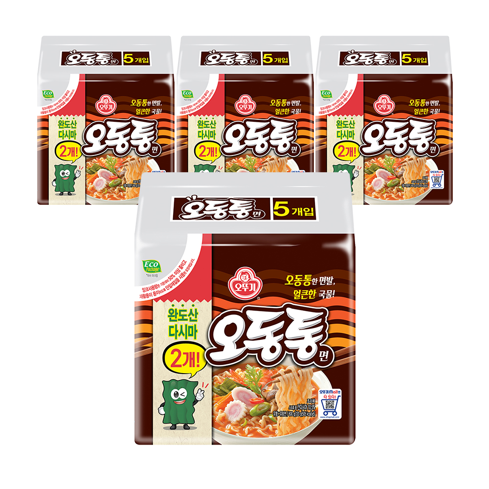 오뚜기 오동통면 120g, 20개