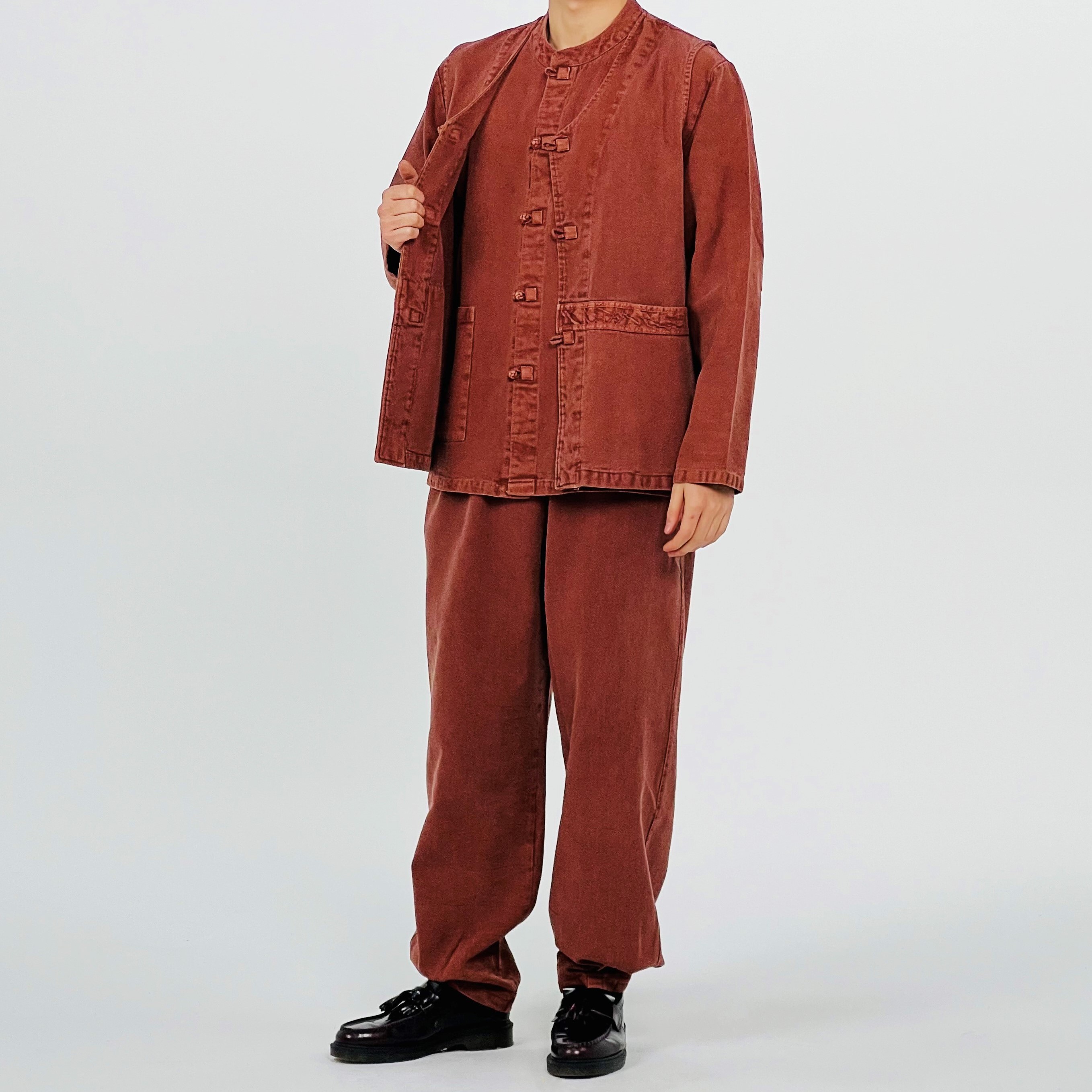 온고지신 춘추용 골지 3피스 개량한복 (생활한복) 5가지 색상 - 상품 이미지
