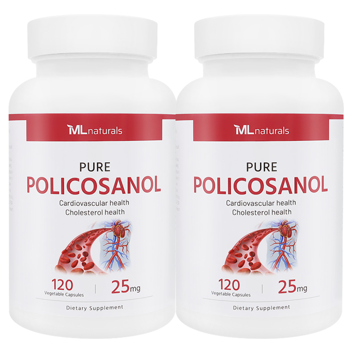 2병 마이라이프 내추럴스 폴리코사놀 25 mg 120 베지캡슐 8개월분 - 메인 이미지