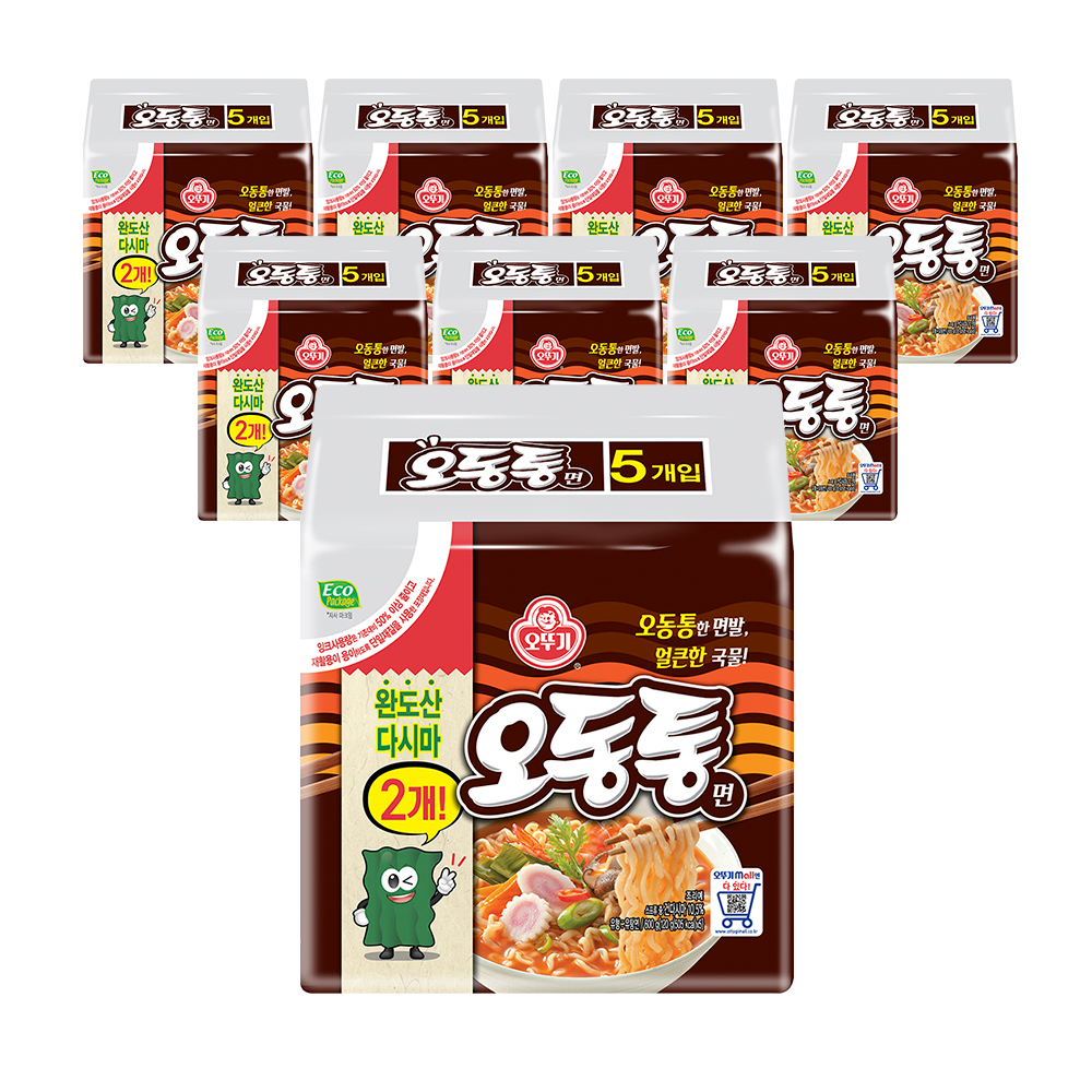 오뚜기 오동통면 120g, 40개