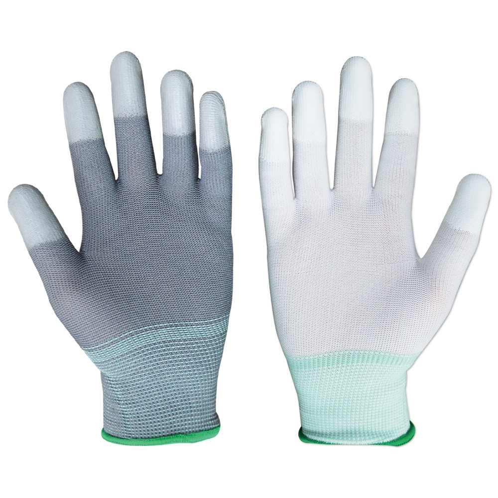 가드맨 PU 피유 탑코팅 손가락 반코팅 면 목장갑 코팅장갑 10켤레 이미지 3