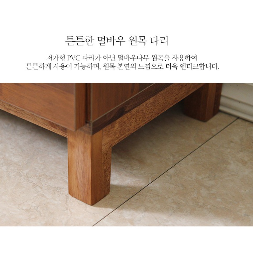 작은 수납 침대 협탁 낮은 침대 옆 서랍장 선반 - 상세 이미지 5