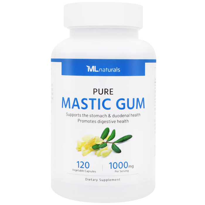 [미국배송] 마이라이프 내추럴스 매스틱검 1000mg Mastic Gum 120캡슐, 1개 제품 이미지