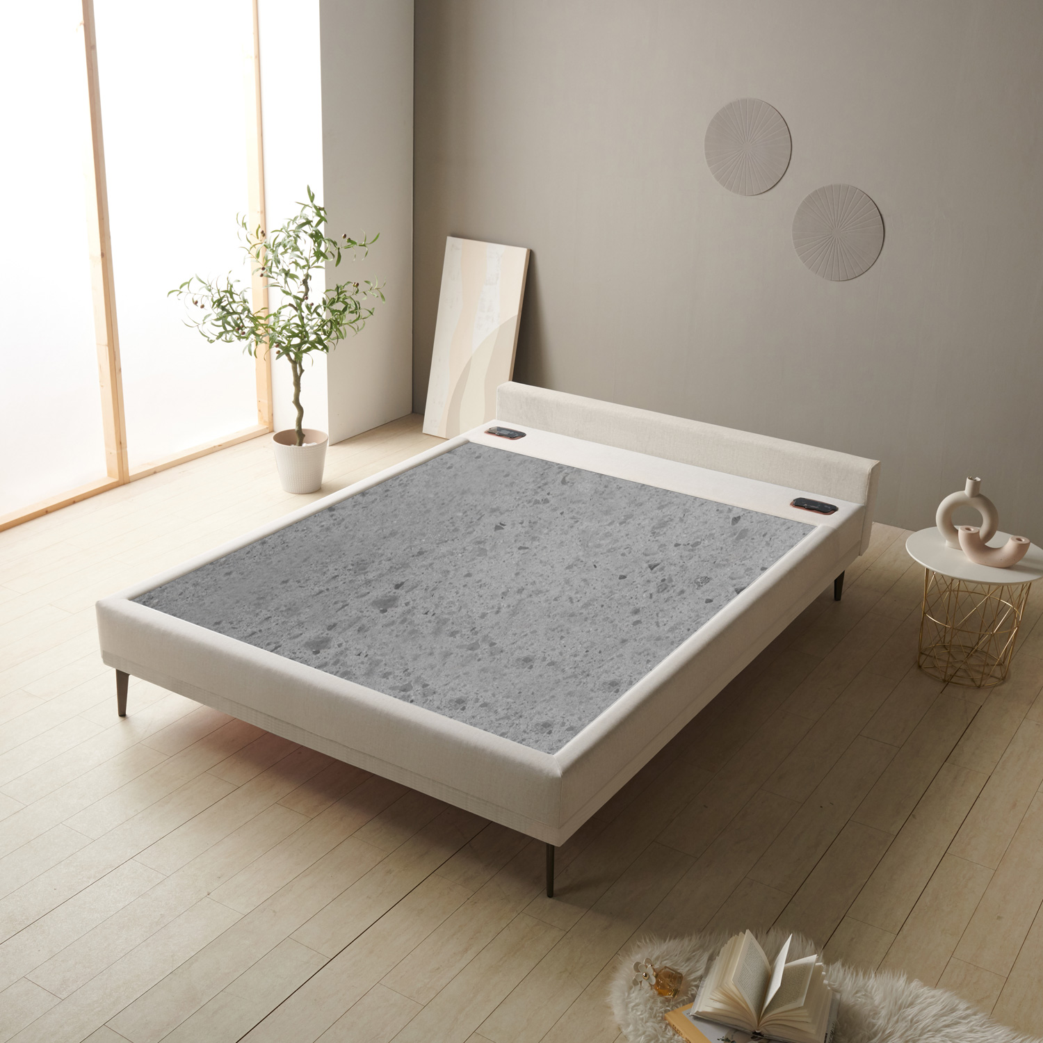 가보건강침대 황토 밀양흙침대 세라믹볼 세라믹스 돌침대 퀸 패브릭 Q라니SE