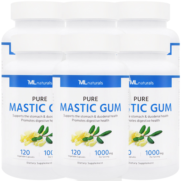 6병 마이라이프 내추럴스 매스틱검 1000mg Mastic Gum 120베지캡슐 12개월분 - 메인 이미지
