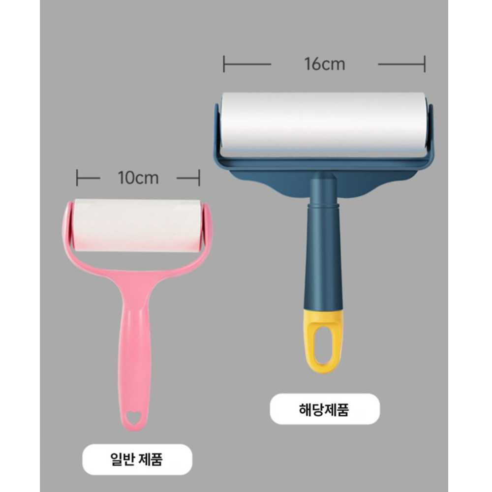 카페트청소방법 집 검은옷 먼지 털 제거 테이프 클리너 - 상세 이미지 2