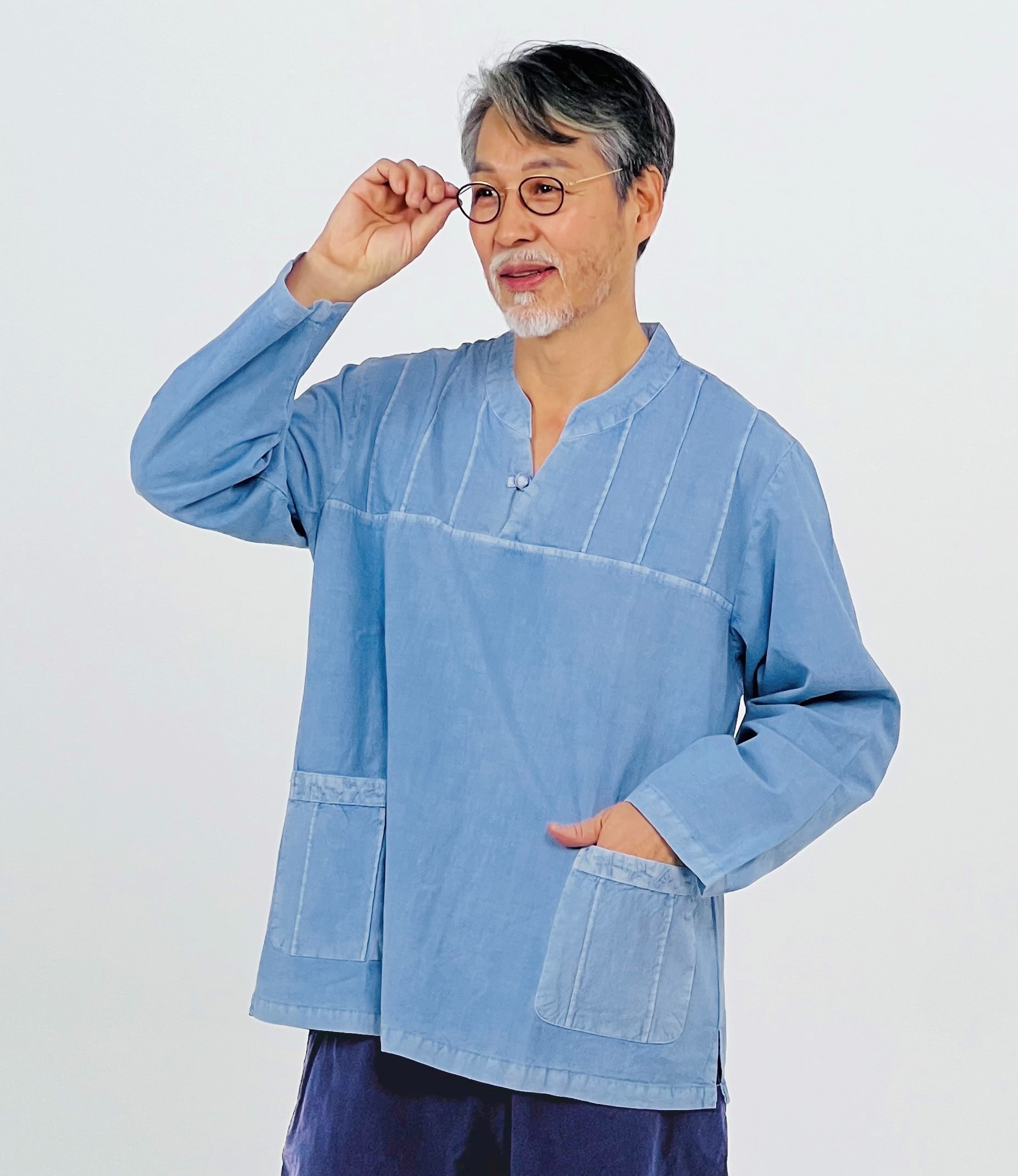 목단추 남자 생활한복 남성 개량 한복 봄 가을 한벌 이미지 6
