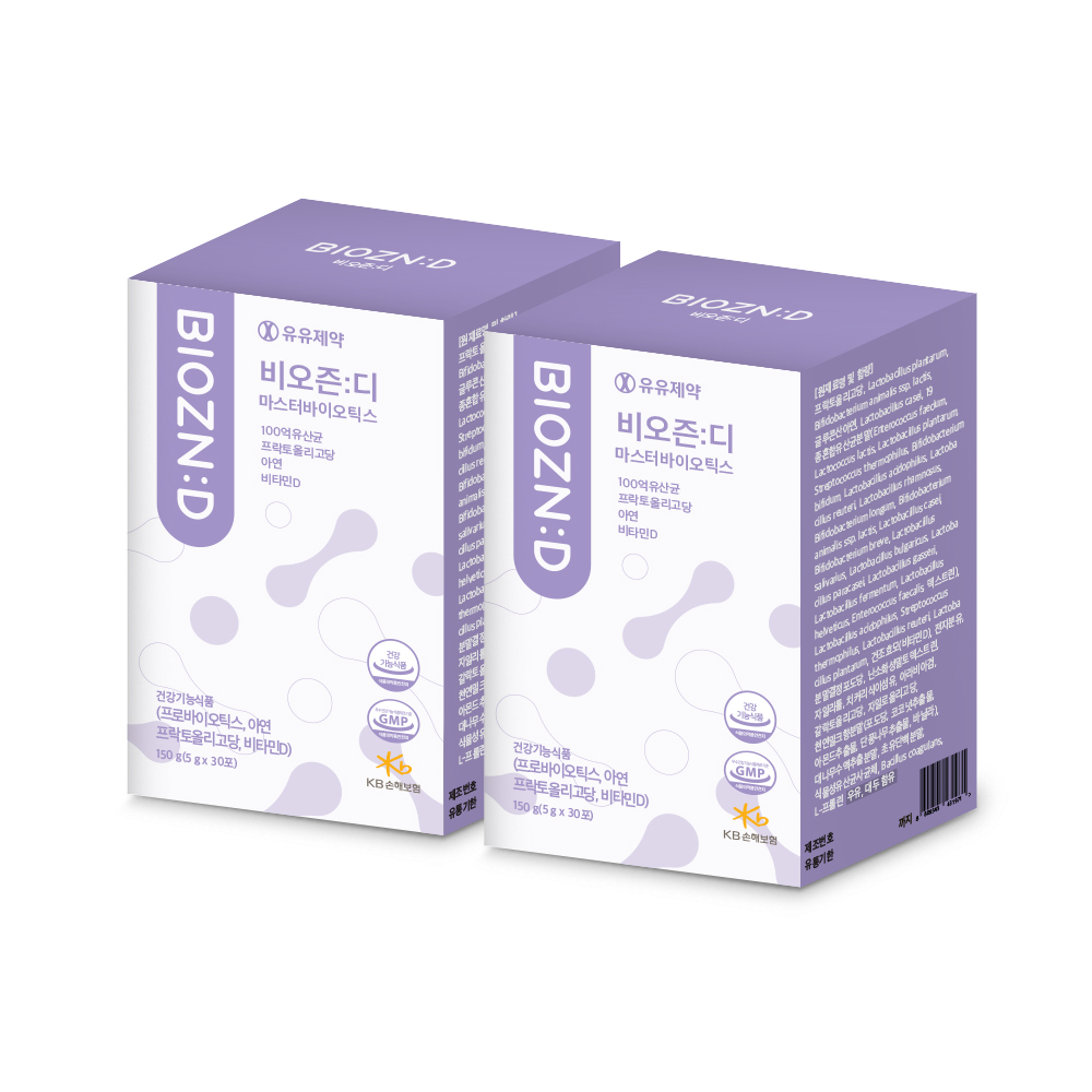 비오즌:디 마스터바이오틱스 아기 유아 유산균 아이 돌 비타민D 아연 초유 2BOX 60포 제품 이미지